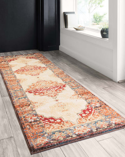 product image for Isadora Rug in Antique Ivory & Sunset by Loloi II 8