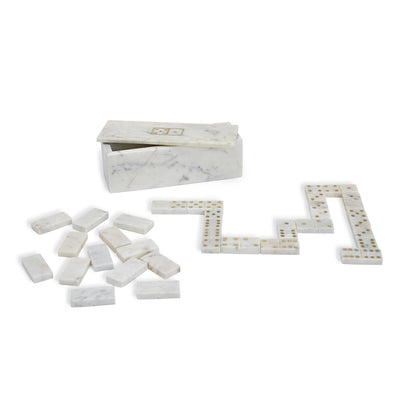 product image for blanc de blanc gold dot domino set 5 71