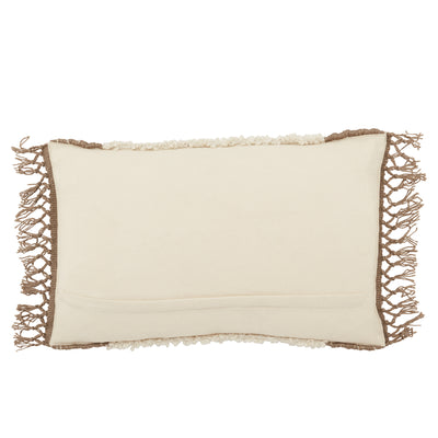 product image for Isko Lawson Indoor/Outdoor Reversible Cream & Taupe Pillow 2 93