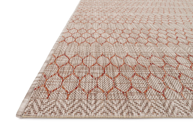 media image for Isle Rug in Beige & Rust by Loloi 21