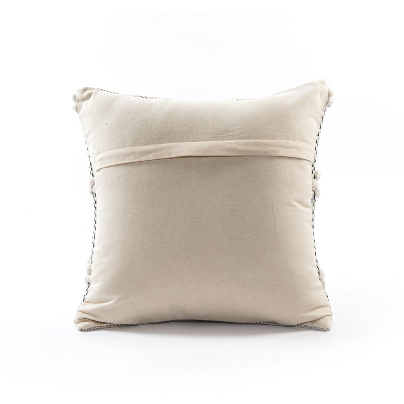 media image for Set Of 2 Black Cream Diamond Pillows In Various Sizes 227