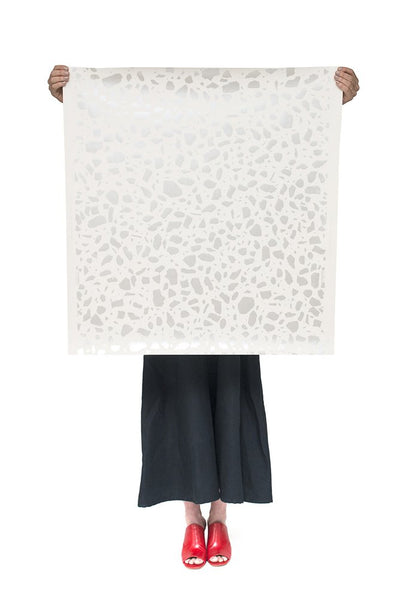 product image for Ibo Wallpaper in Diamonds and Pearls on Cream design by Thatcher Studio 55