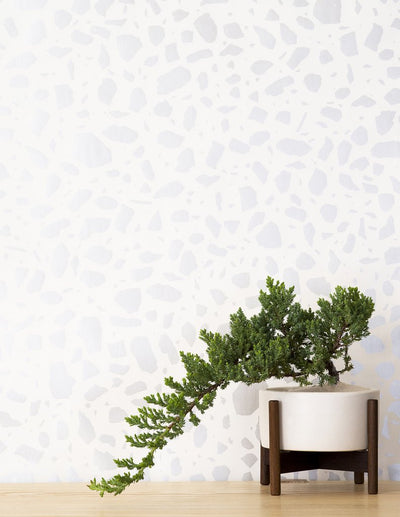 product image of Ibo Wallpaper in Diamonds and Pearls on Cream design by Thatcher Studio 519
