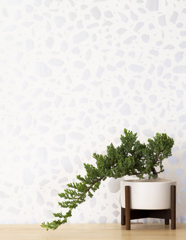 media image for Ibo Wallpaper in Diamonds and Pearls on Cream design by Thatcher Studio 214