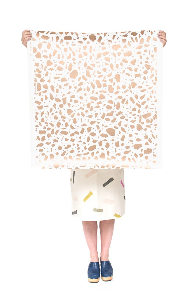 media image for Ibo Wallpaper in Rose Gold on Cream design by Thatcher Studio 227