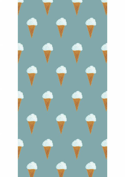 product image for Ice Cream Kids Wallpaper in Petrol by KEK Amsterdam 36