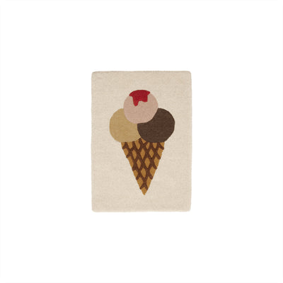 product image of ice cream tufted miniature rug wallhanger 1 532