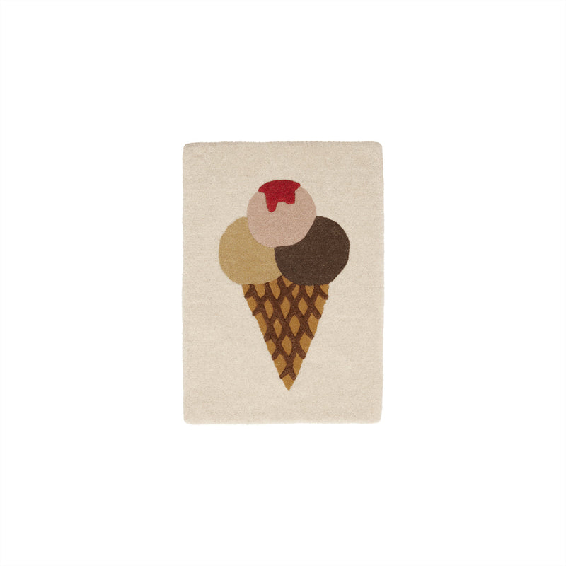media image for ice cream tufted miniature rug wallhanger 1 242