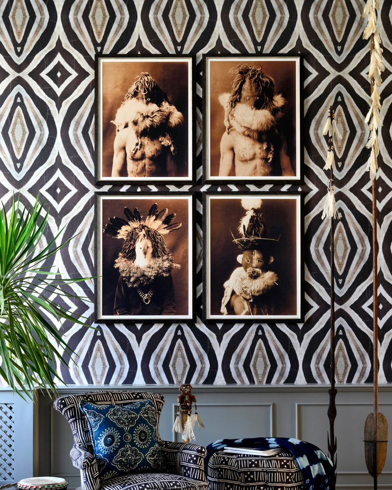 media image for Idube Wallpaper in Brown and Taupe from the Wallpaper Compendium Collection by Mind the Gap 272