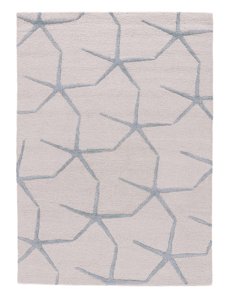 media image for cor24 starfishing handmade animal white blue area rug design by jaipur 1 219