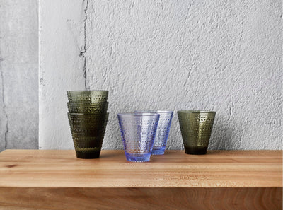 product image for Kastehelmi Set of 2 Tumblers in Various Colors design by Oiva Toikka for Iittala 65