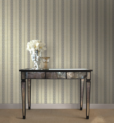 product image for Imperial Stripe Wallpaper from the Caspia Collection by Wallquest 10