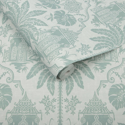 media image for sample imperial wallpaper in green from the exclusives collection by graham brown 1 214