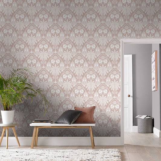 media image for Imperial Wallpaper in Pink from the Exclusives Collection by Graham & Brown 210