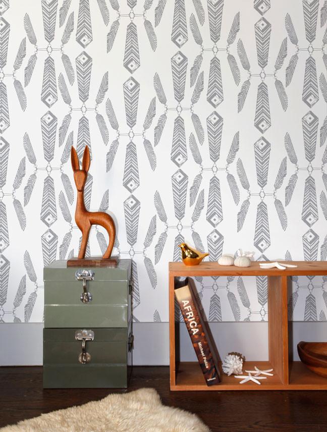 media image for Indian Summer Wallpaper in Glimmer design by Aimee Wilder 22