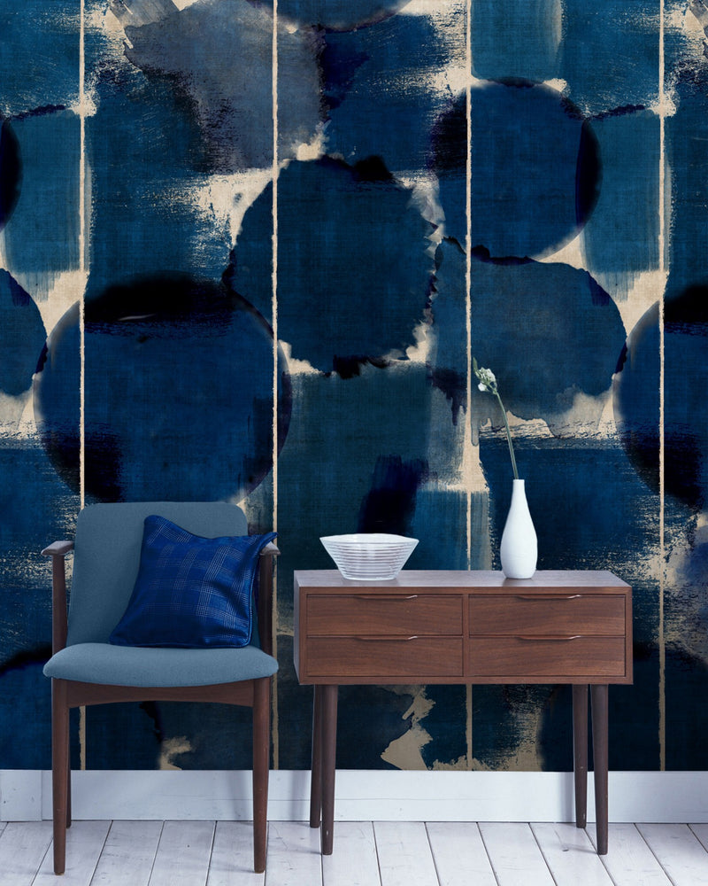 media image for Indigo Marvel Wallpaper from Collection II by Mind the Gap 248