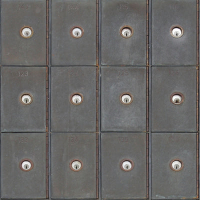 product image for Industrial Cabinets Wallpaper in Grey and Brown from the Eclectic Collection by Mind the Gap 49
