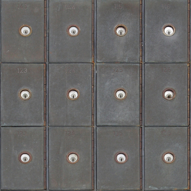 media image for Industrial Cabinets Wallpaper in Grey and Brown from the Eclectic Collection by Mind the Gap 295