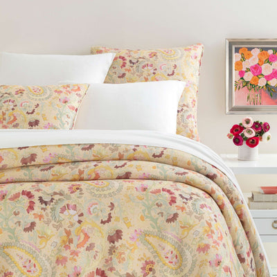 product image of ines linen multi duvet cover by annie selke pc252 fq 1 535