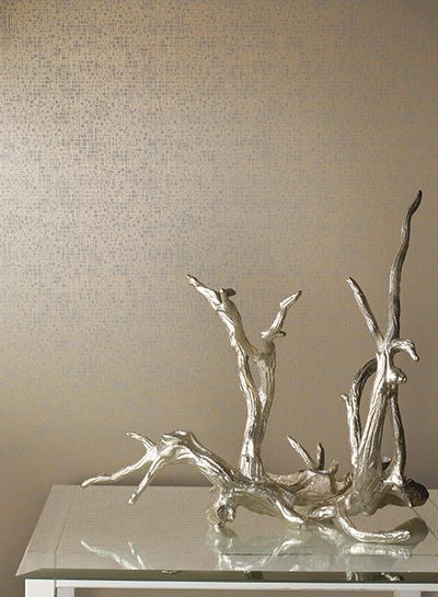 product image for Interactive Wallpaper in Gold and White by Antonina Vella for York Wallcoverings 58