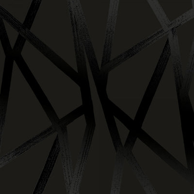 product image of sample intersections self adhesive wallpaper in black on black by genevieve gorder for tempaper 1 570