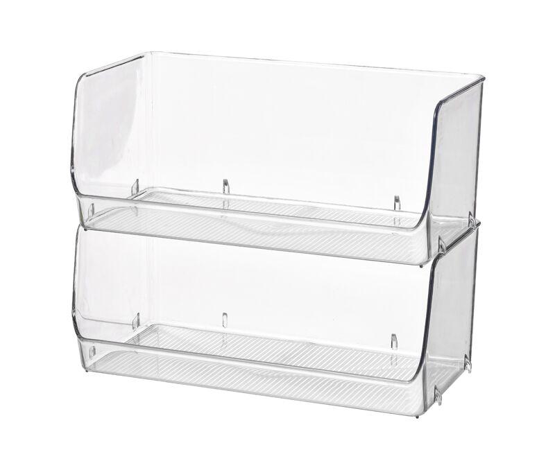 media image for plastic stacking storage thin design by puebco 2 29