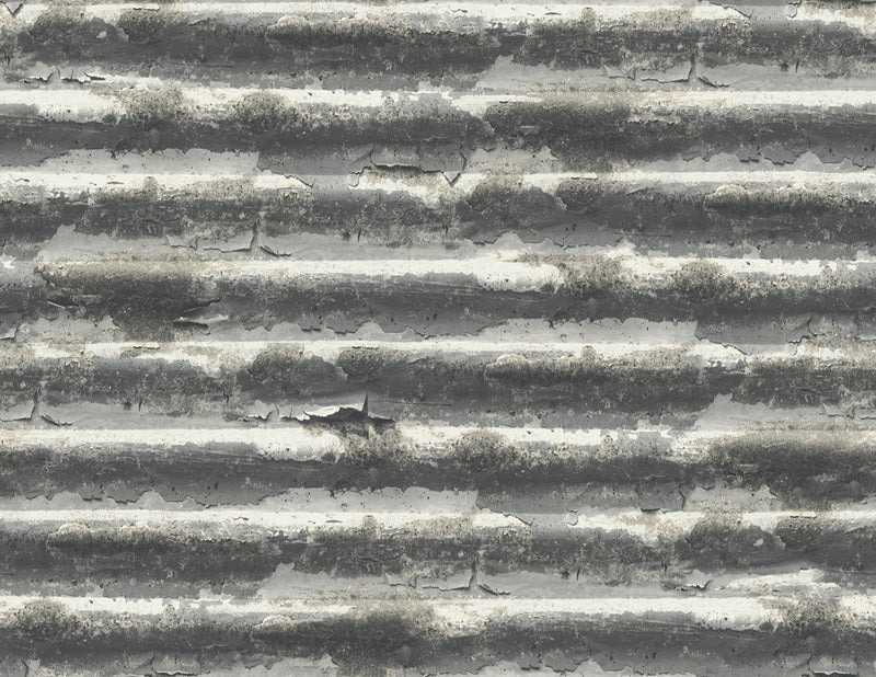 media image for Iron Wallpaper in Grey and Black from the Solaris Collection by Mayflower Wallpaper 26