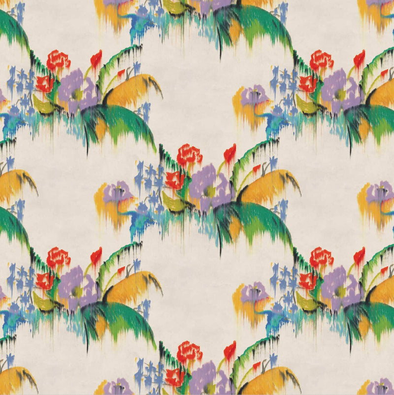 media image for Isla Wallpaper in Tropical Violet 271