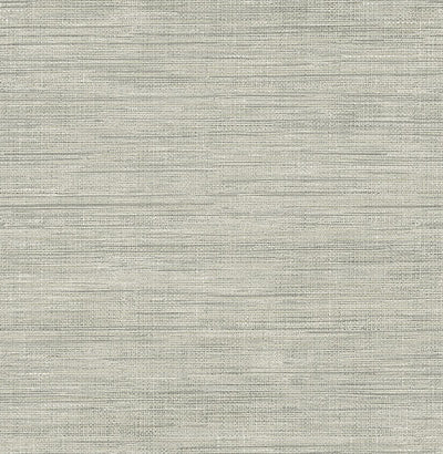 product image of Island Grey Faux Grasscloth Wallpaper from the Essentials Collection by Brewster Home Fashions 54