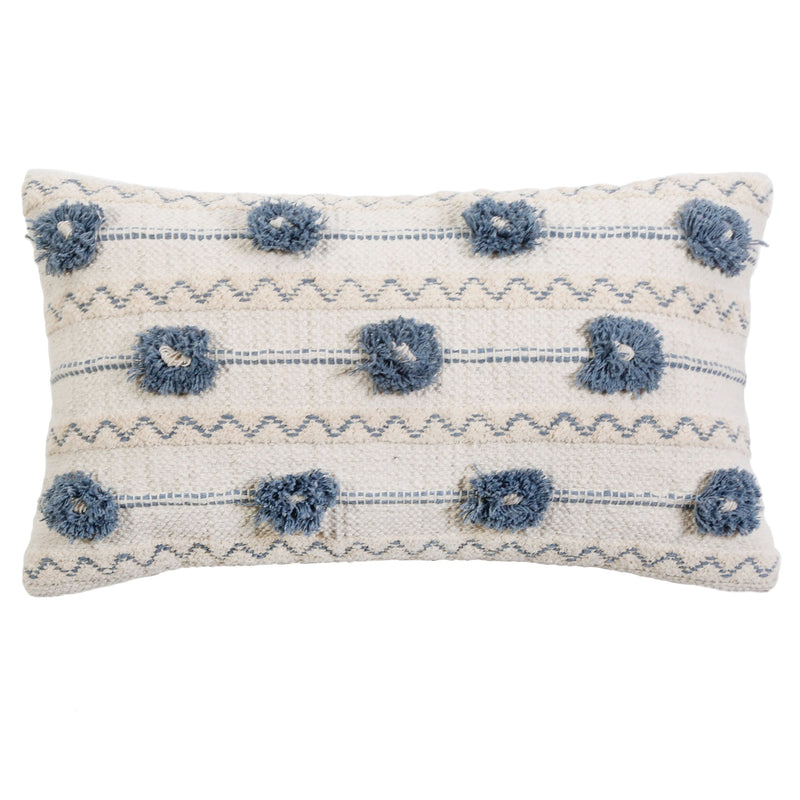 media image for izzy handwoven pillow with insert design by pom pom at home 1 270