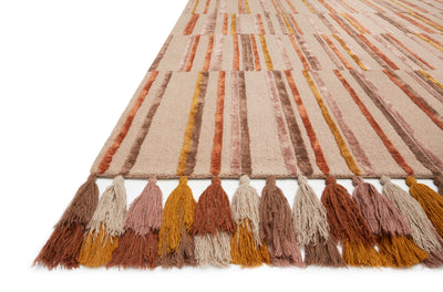 product image for Jamila Rug in Oatmeal / Santa Fe Spice by Justina Blakeney x Loloi 44