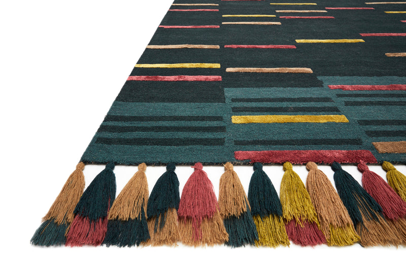 media image for Jamila Rug in Teal / Sunset by Justina Blakeney x Loloi 269