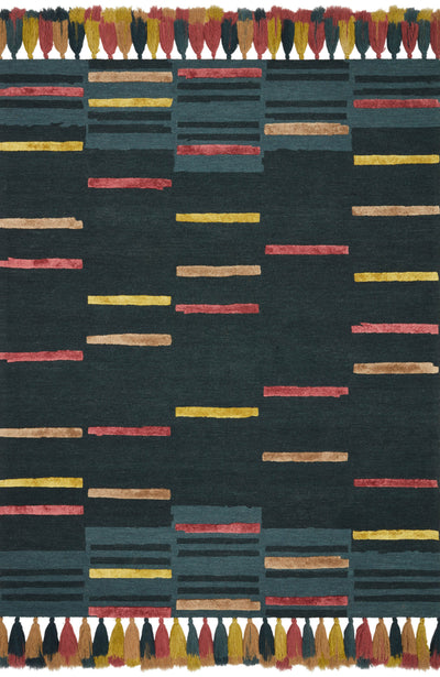 product image for Jamila Rug in Teal / Sunset by Justina Blakeney x Loloi 90