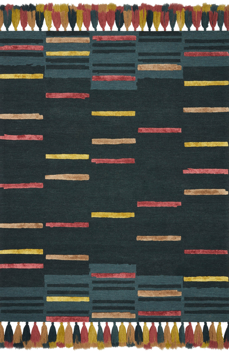 media image for Jamila Rug in Teal / Sunset by Justina Blakeney x Loloi 240