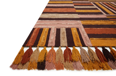 product image for Jamila Rug in Spice / Bordeaux by Justina Blakeney x Loloi 49