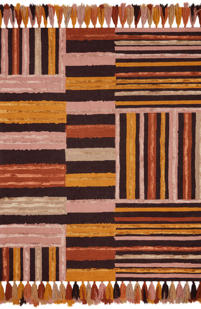 product image for Jamila Rug in Spice / Bordeaux by Justina Blakeney x Loloi 54