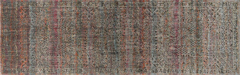 media image for Javari Rug in Charcoal & Sunset by Loloi 277