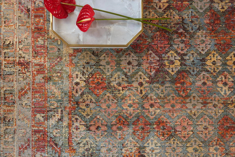 media image for Javari Rug in Slate & Berry by Loloi 237
