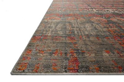 product image for Javari Rug in Steel & Sunrise by Loloi 40