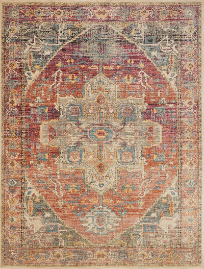 product image of Javari Rug in Berry & Sunrise by Loloi 589