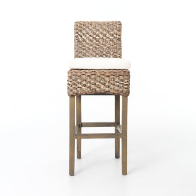 product image for Banana Leaf Counter Stool W Cushion In Grey 92