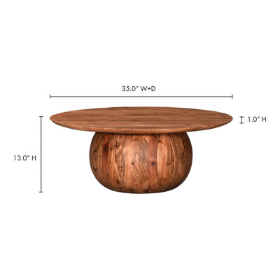product image for Bradbury Coffee Table Natural Acacia 7 0