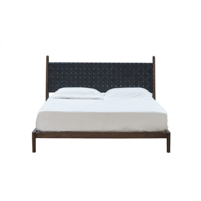 product image for Cove King Bed in Black Leather by BD Studio III 76