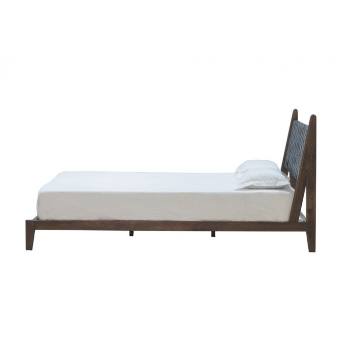 media image for Cove King Bed in Black Leather by BD Studio III 298