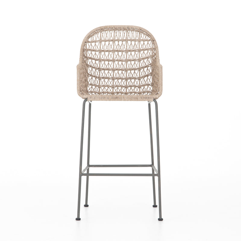 media image for Bandera Outdoor Woven Bar Stool by BD Studio 210