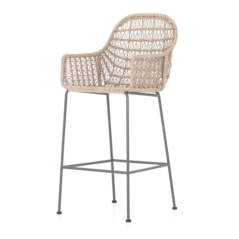media image for Bandera Outdoor Woven Bar Stool by BD Studio 260