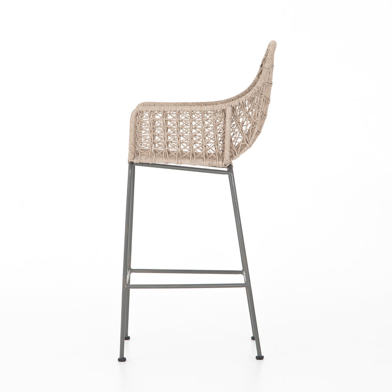 media image for Bandera Outdoor Woven Bar Stool by BD Studio 273