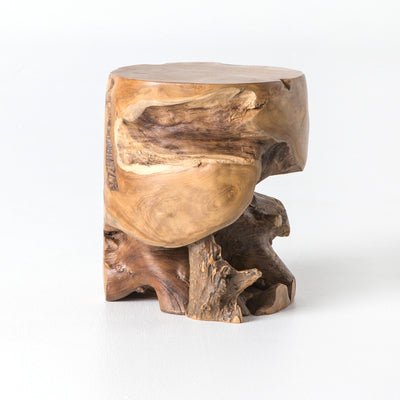 product image for Teak Stool In Light Natural 18
