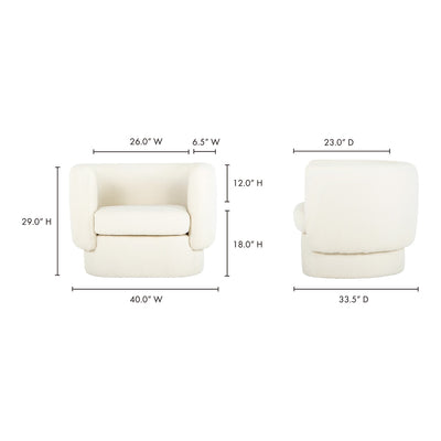 product image for Koba Chair Maya White 16 67