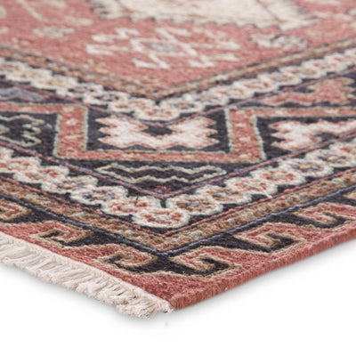 product image for Granato Hand-Knotted Medallion Red & Blue Area Rug design by Jaipur Living 0